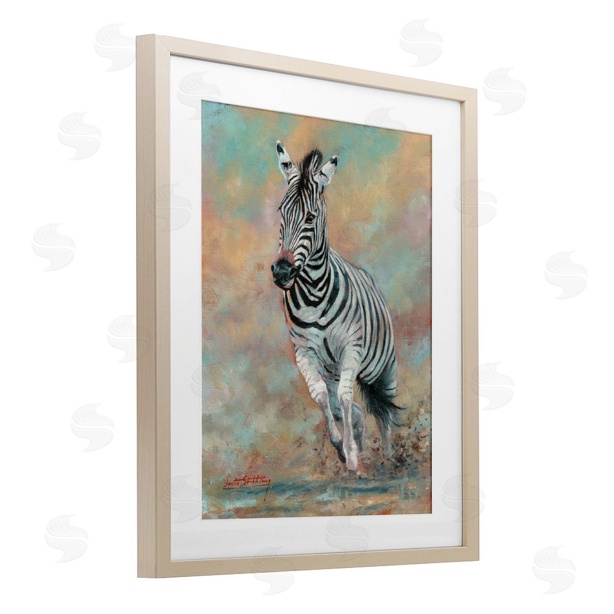 David Stribbling Kicking Up More Dust Canvas Wall Art Print