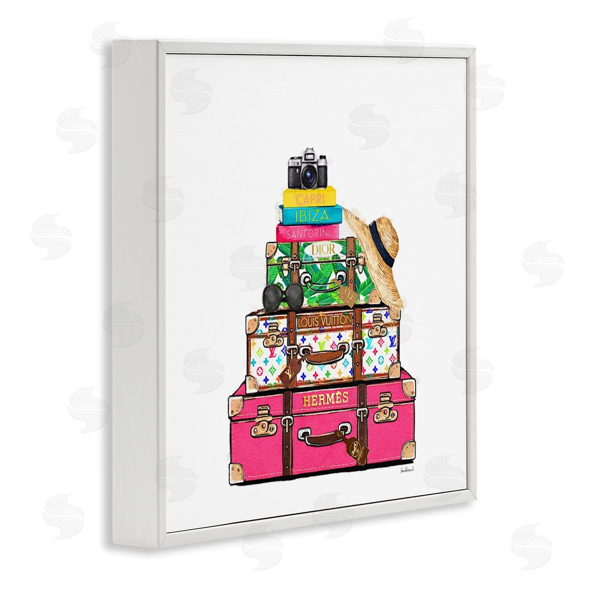 Amanda Greenwood Bold Glam Travel Cases Canvas Wall Art Print