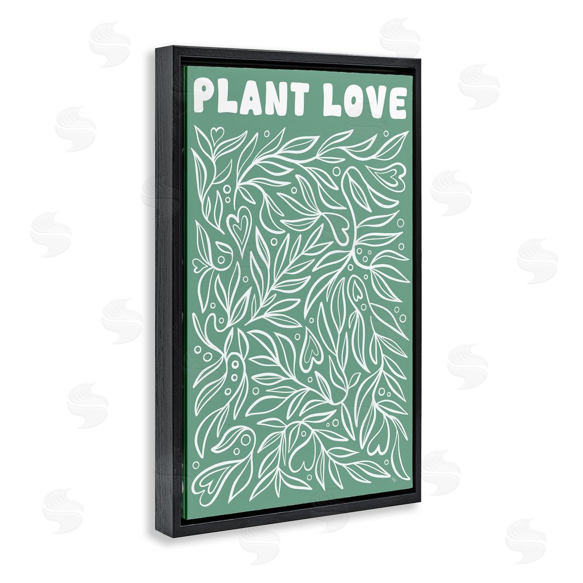Martina Pavlova Plant Love Minimal Leaves Canvas Wall Art Print