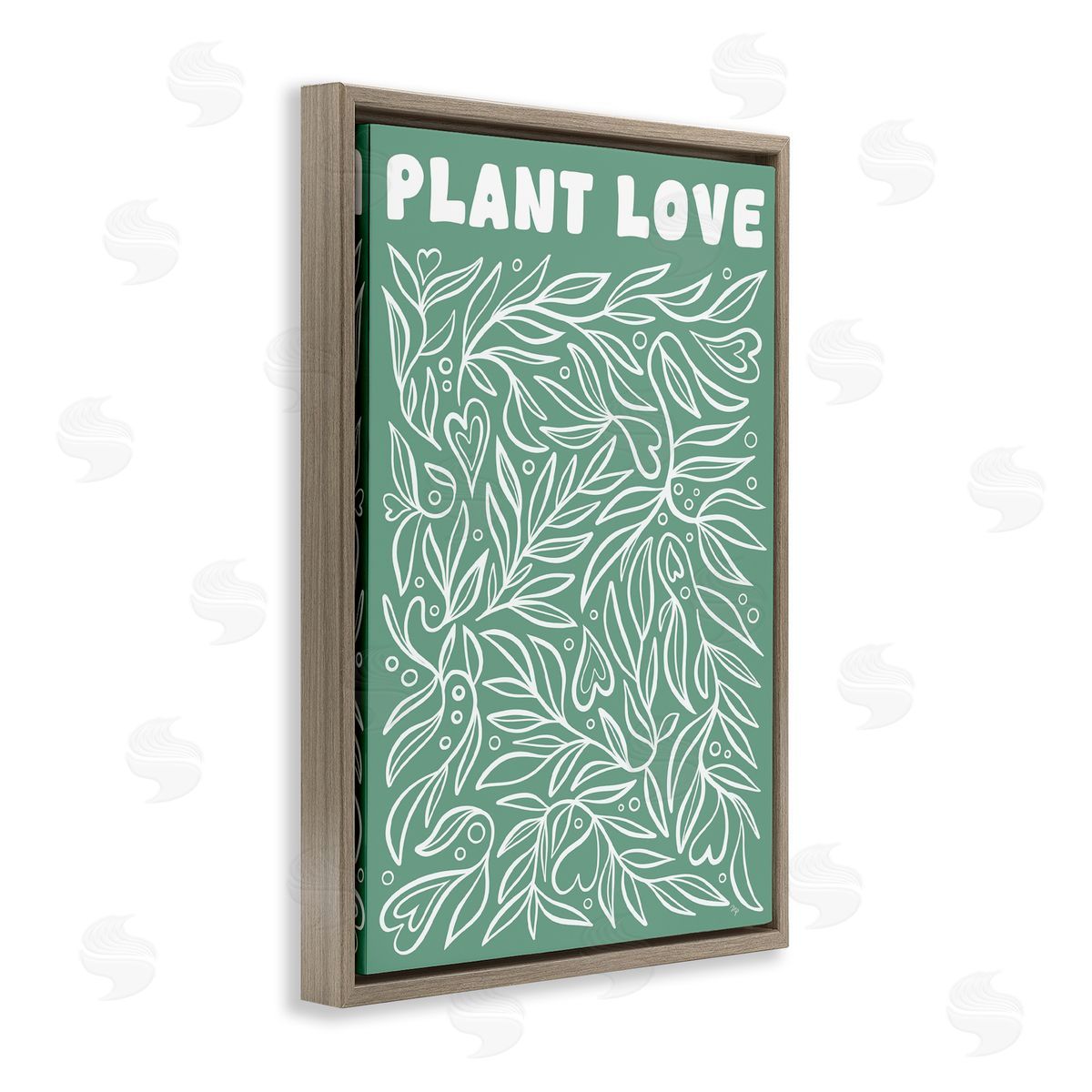 Martina Pavlova Plant Love Minimal Leaves Canvas Wall Art Print