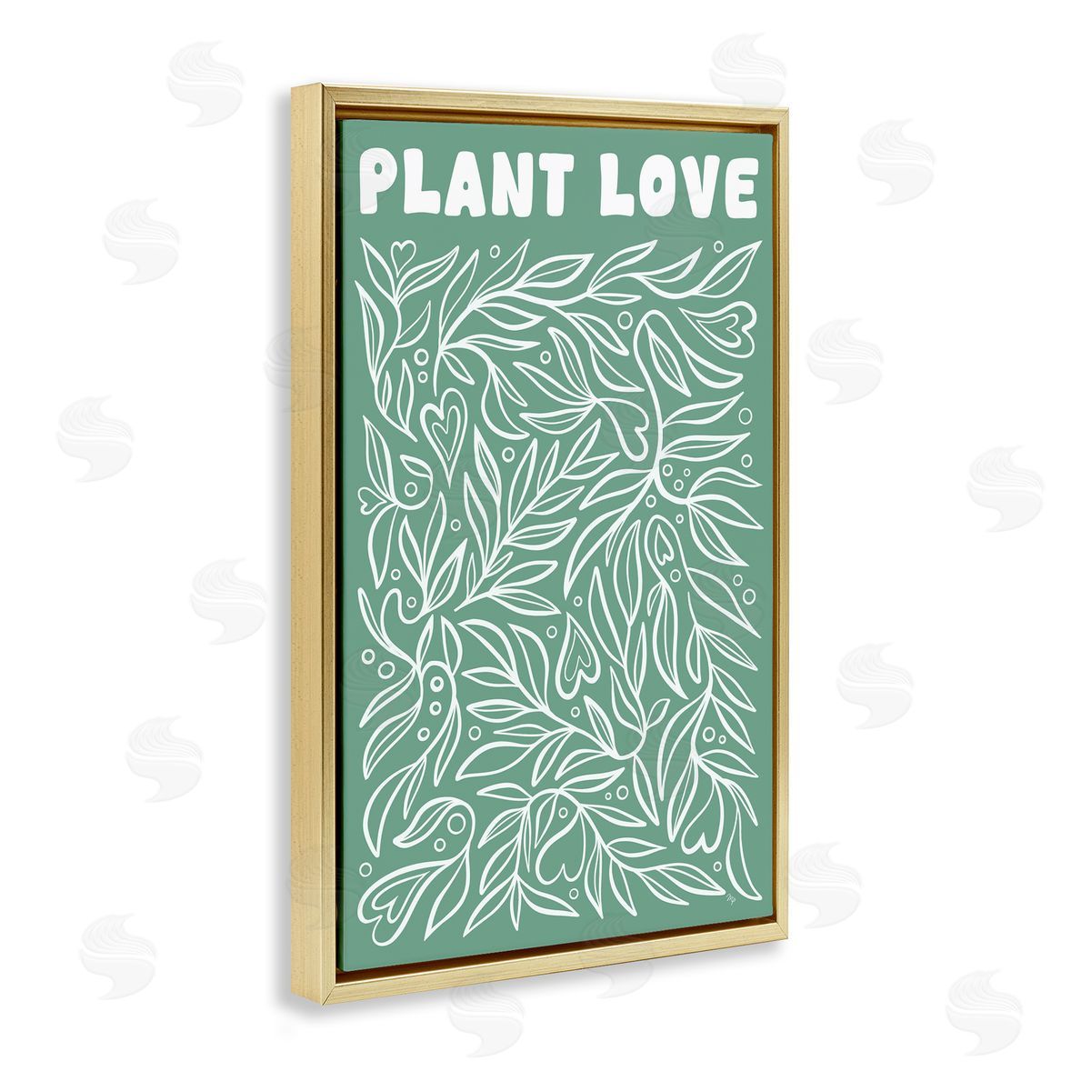 Martina Pavlova Plant Love Minimal Leaves Canvas Wall Art Print