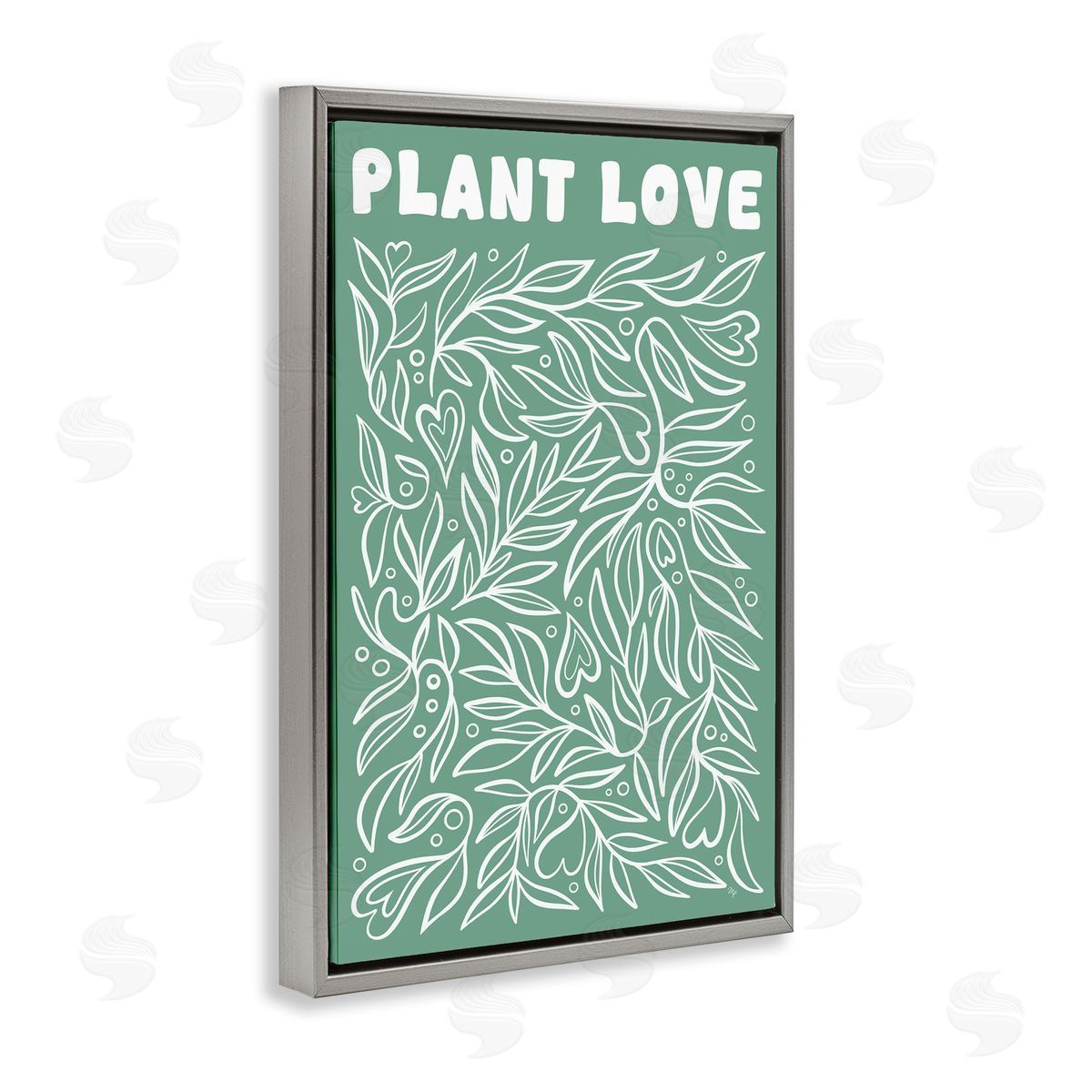 Martina Pavlova Plant Love Minimal Leaves Canvas Wall Art Print