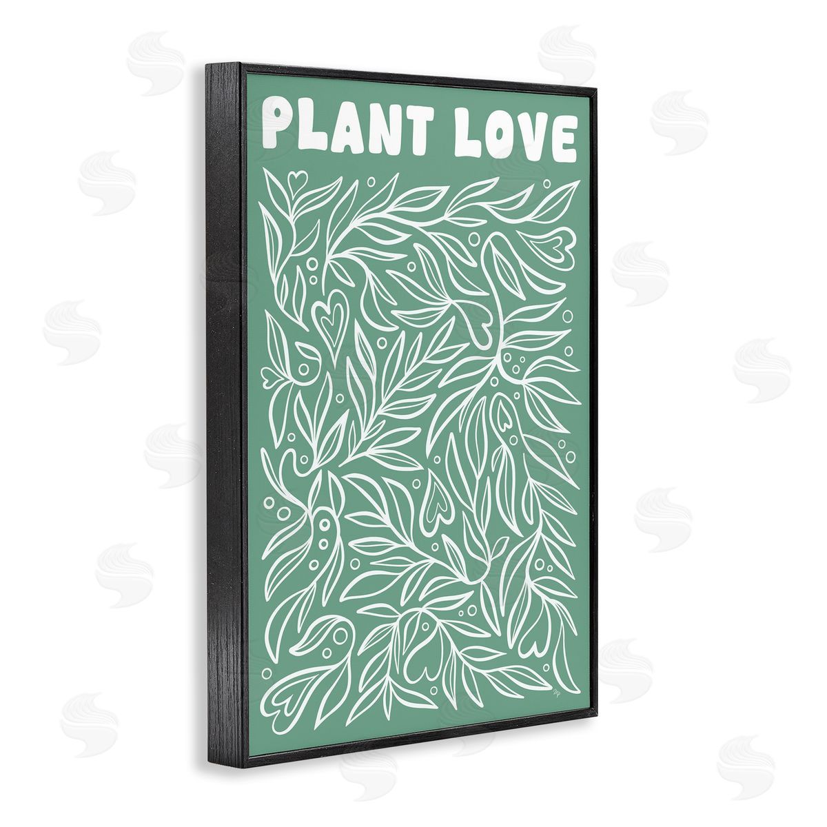 Martina Pavlova Plant Love Minimal Leaves Canvas Wall Art Print