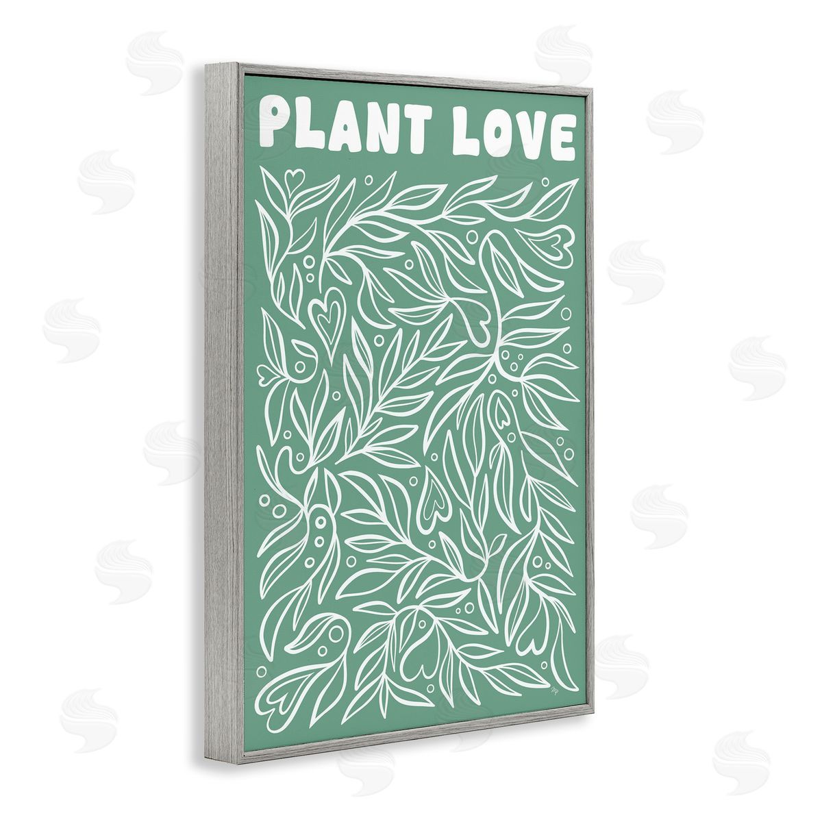 Martina Pavlova Plant Love Minimal Leaves Canvas Wall Art Print