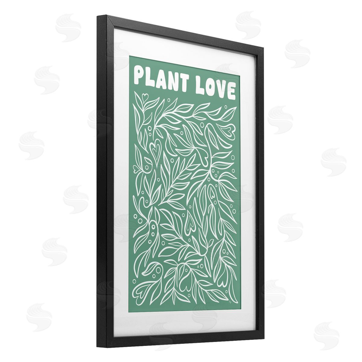 Martina Pavlova Plant Love Minimal Leaves Canvas Wall Art Print
