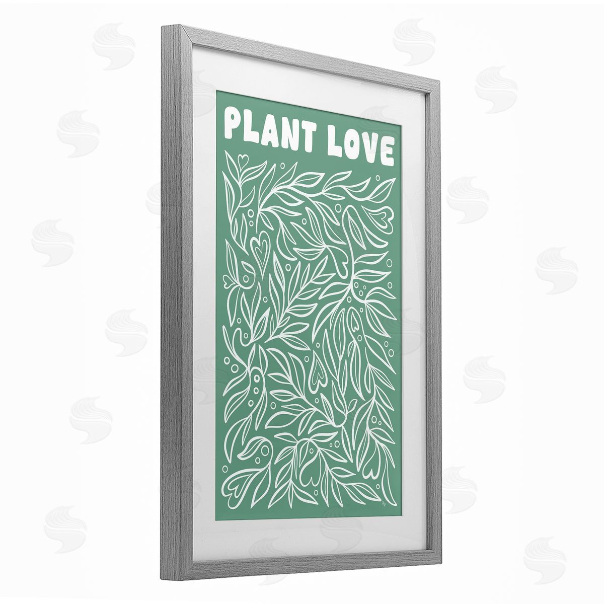 Martina Pavlova Plant Love Minimal Leaves Canvas Wall Art Print