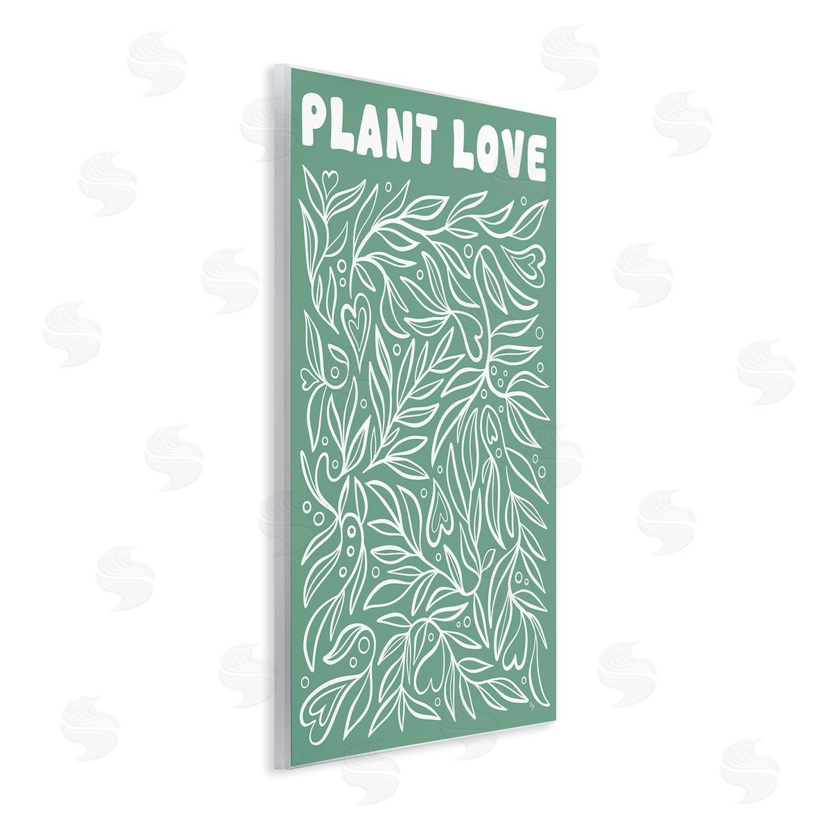 Martina Pavlova Plant Love Minimal Leaves Canvas Wall Art Print