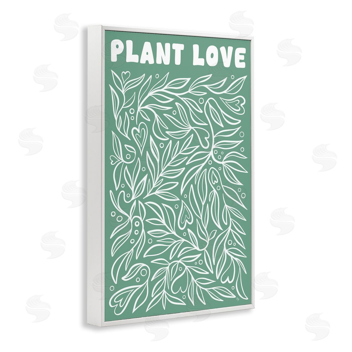 Martina Pavlova Plant Love Minimal Leaves Canvas Wall Art Print
