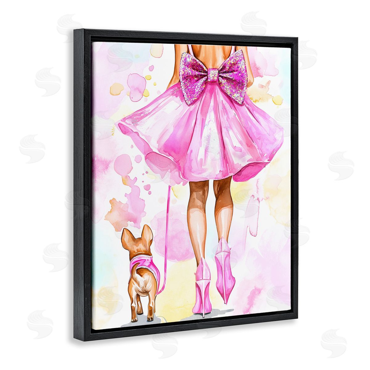 Jess Stempel Walking The Runway Gal Canvas Wall Art Print