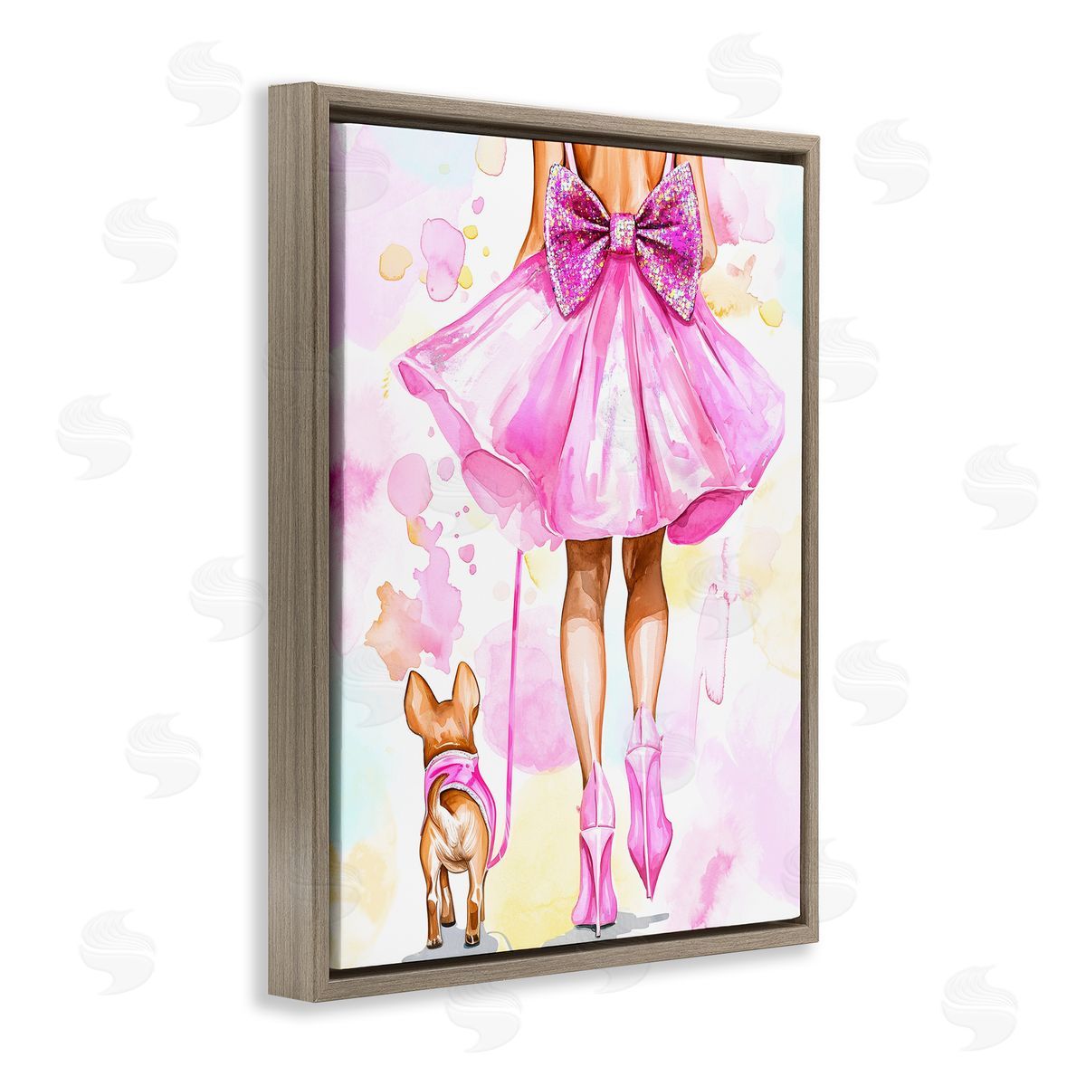 Jess Stempel Walking The Runway Gal Canvas Wall Art Print