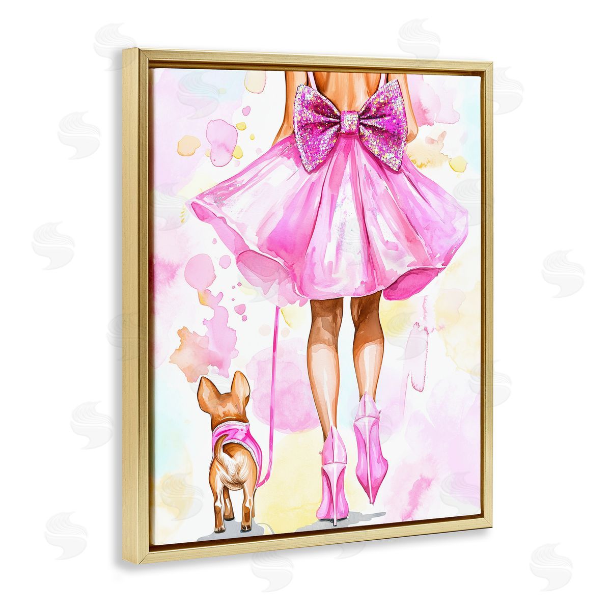 Jess Stempel Walking The Runway Gal Canvas Wall Art Print