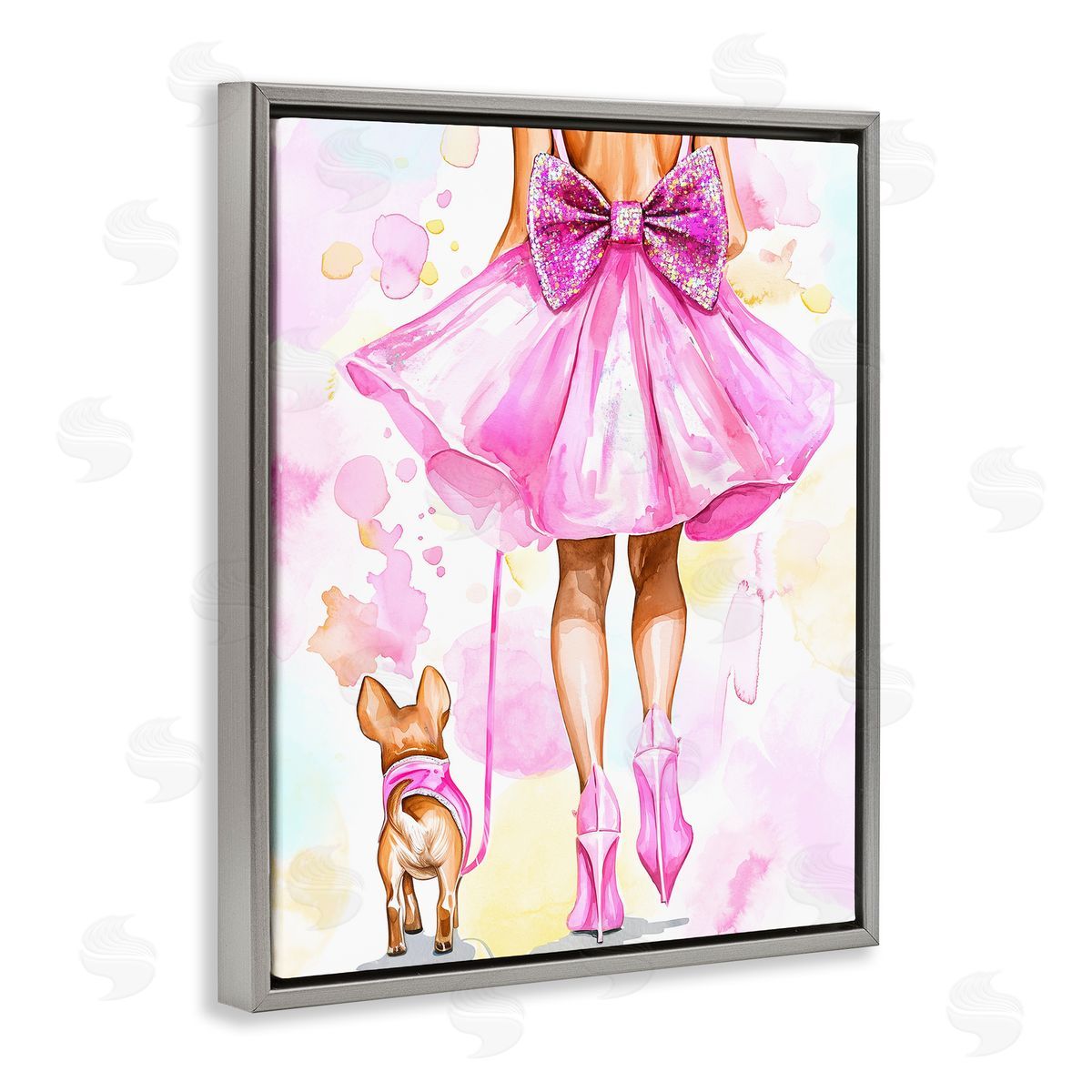 Jess Stempel Walking The Runway Gal Canvas Wall Art Print
