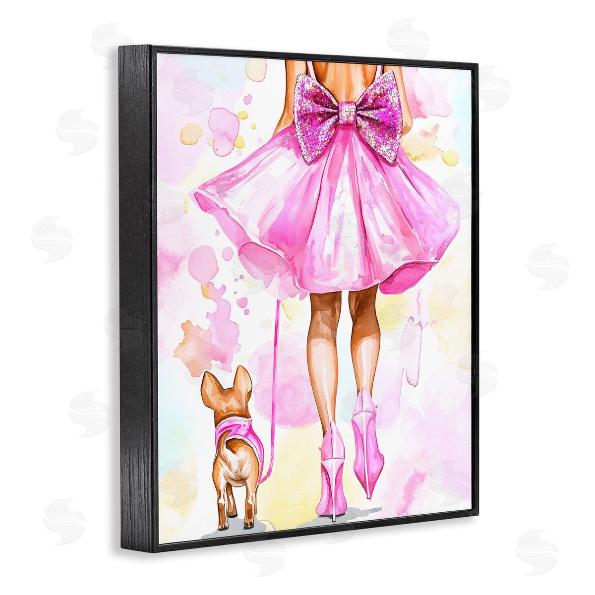 Jess Stempel Walking The Runway Gal Canvas Wall Art Print