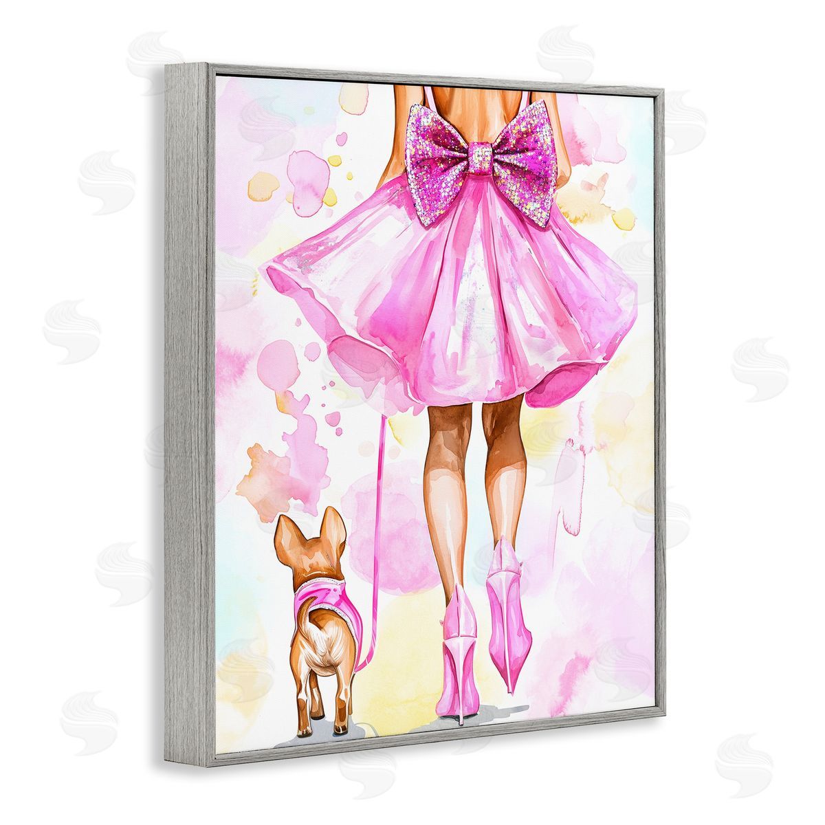 Jess Stempel Walking The Runway Gal Canvas Wall Art Print