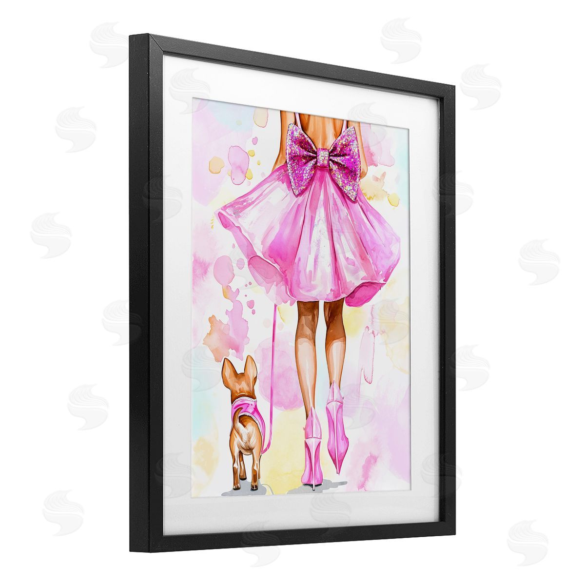 Jess Stempel Walking The Runway Gal Canvas Wall Art Print