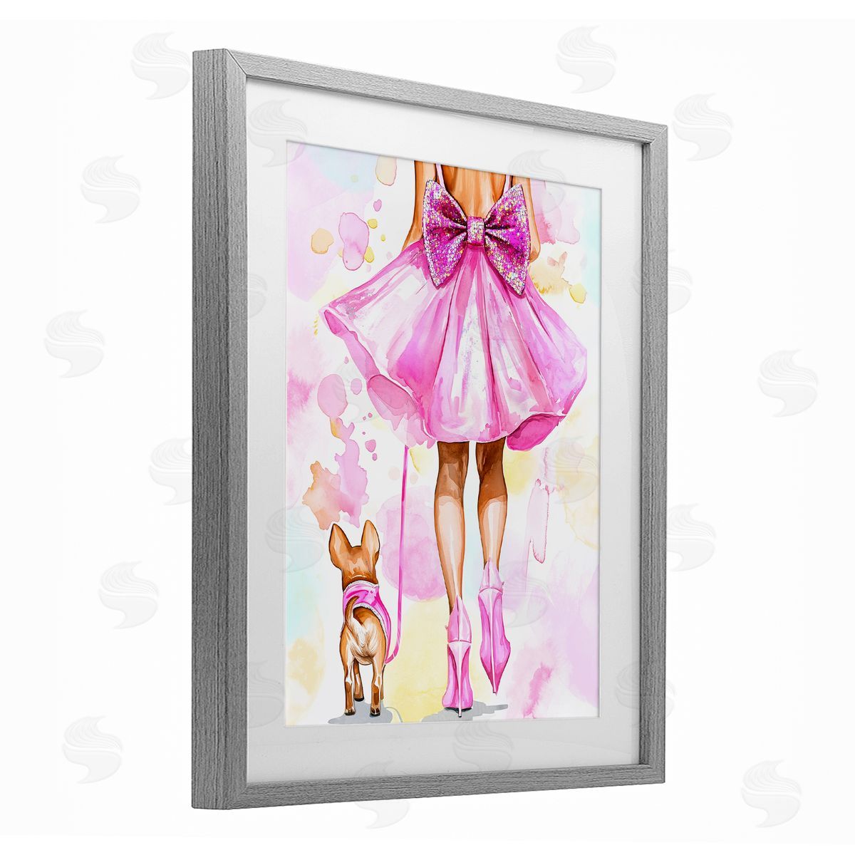 Jess Stempel Walking The Runway Gal Canvas Wall Art Print