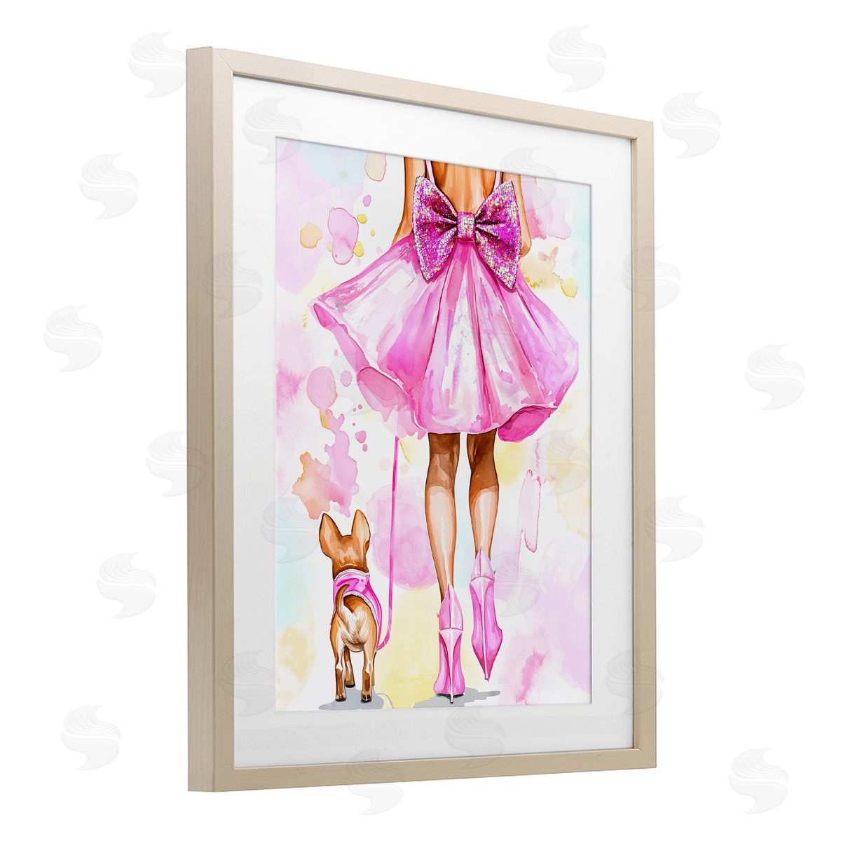 Jess Stempel Walking The Runway Gal Canvas Wall Art Print