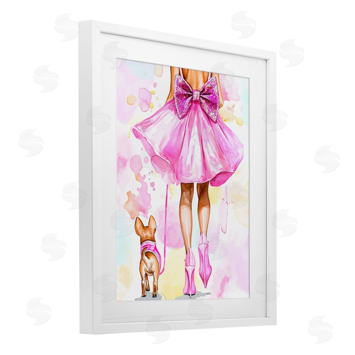 Jess Stempel Walking The Runway Gal Canvas Wall Art Print