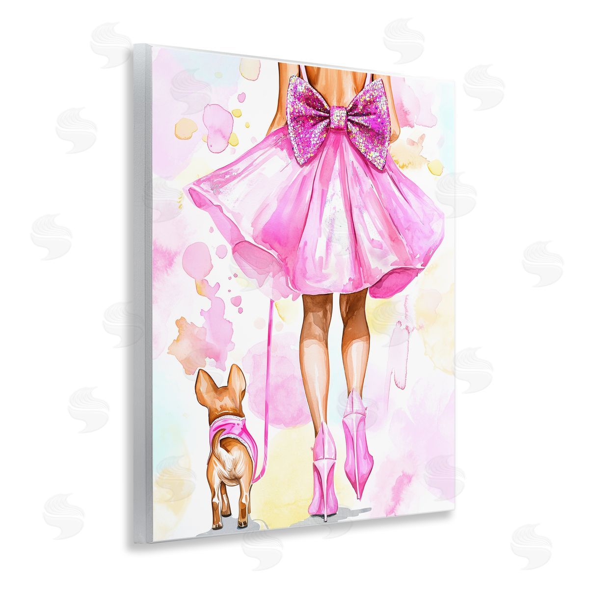 Jess Stempel Walking The Runway Gal Canvas Wall Art Print