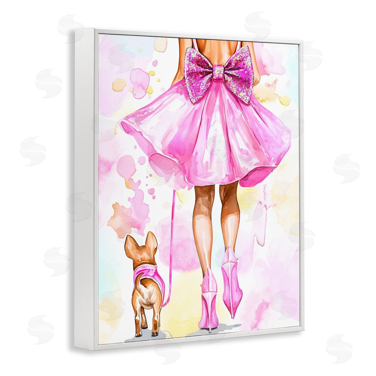 Jess Stempel Walking The Runway Gal Canvas Wall Art Print