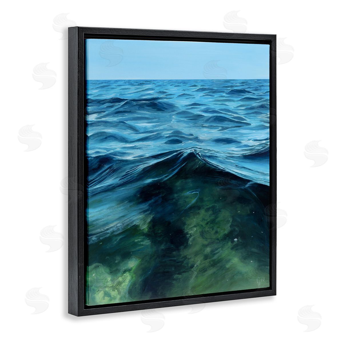 Georgie Harrison Moment Of Peace Sea Waves Canvas Wall Art Print