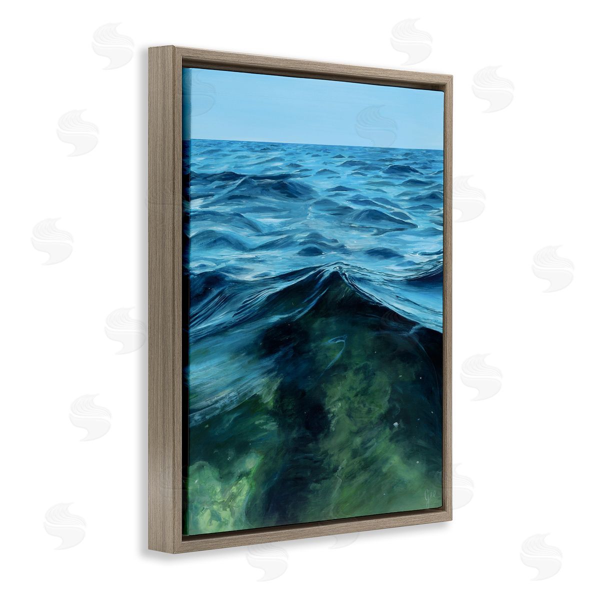 Georgie Harrison Moment Of Peace Sea Waves Canvas Wall Art Print