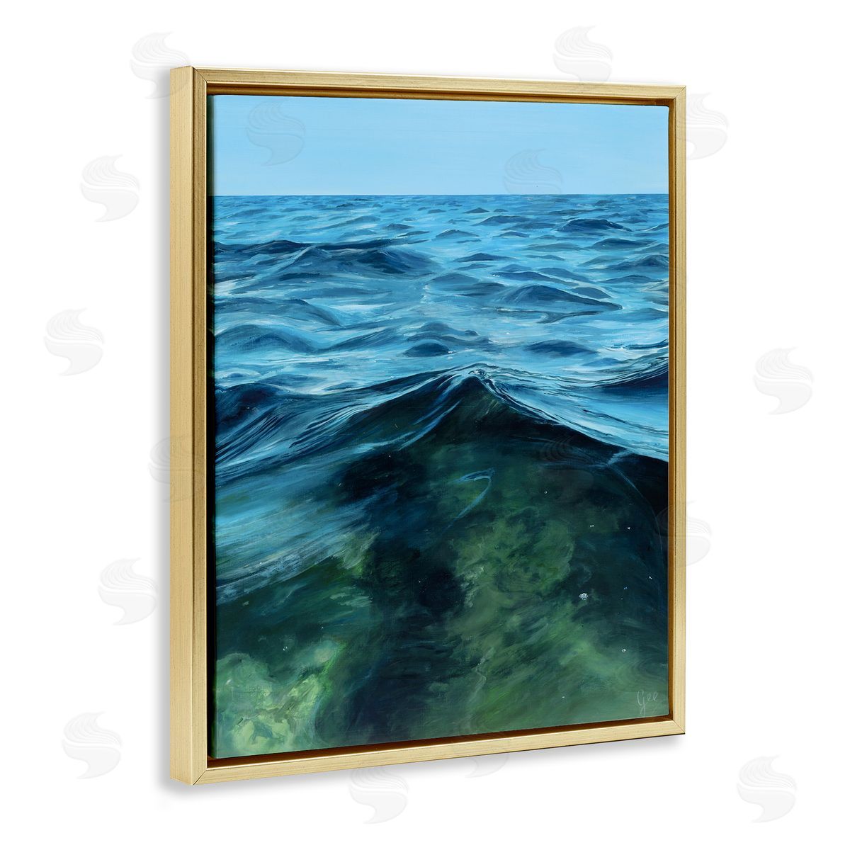 Georgie Harrison Moment Of Peace Sea Waves Canvas Wall Art Print