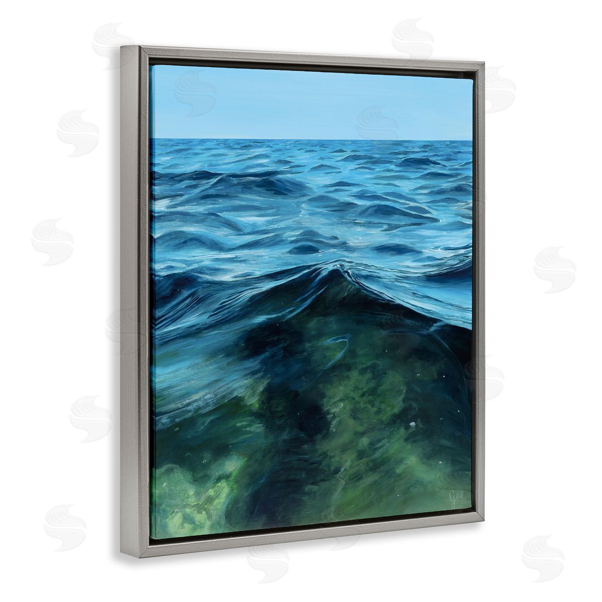 Georgie Harrison Moment Of Peace Sea Waves Canvas Wall Art Print