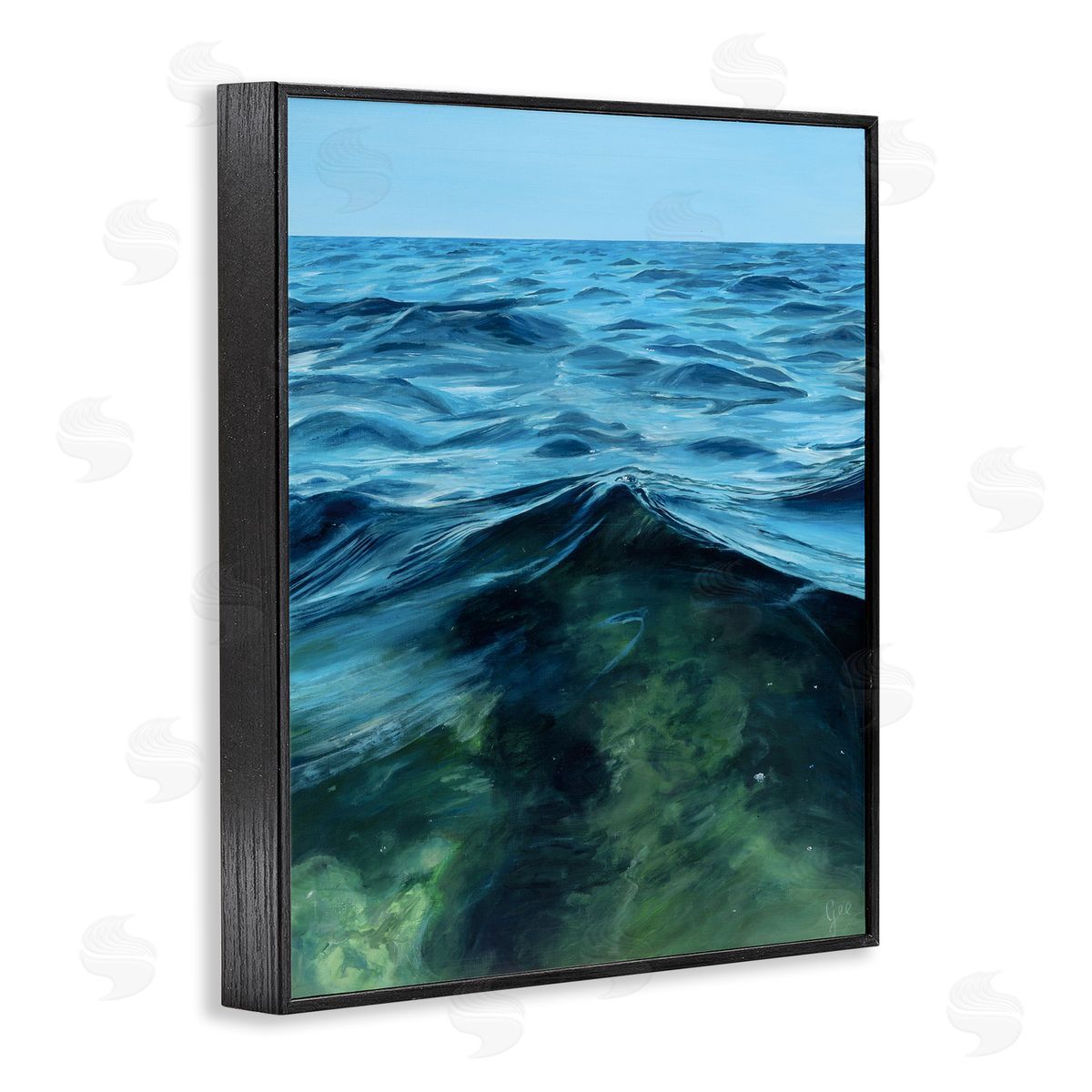Georgie Harrison Moment Of Peace Sea Waves Canvas Wall Art Print