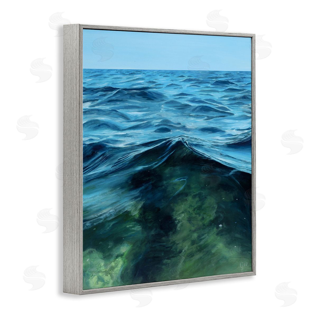 Georgie Harrison Moment Of Peace Sea Waves Canvas Wall Art Print