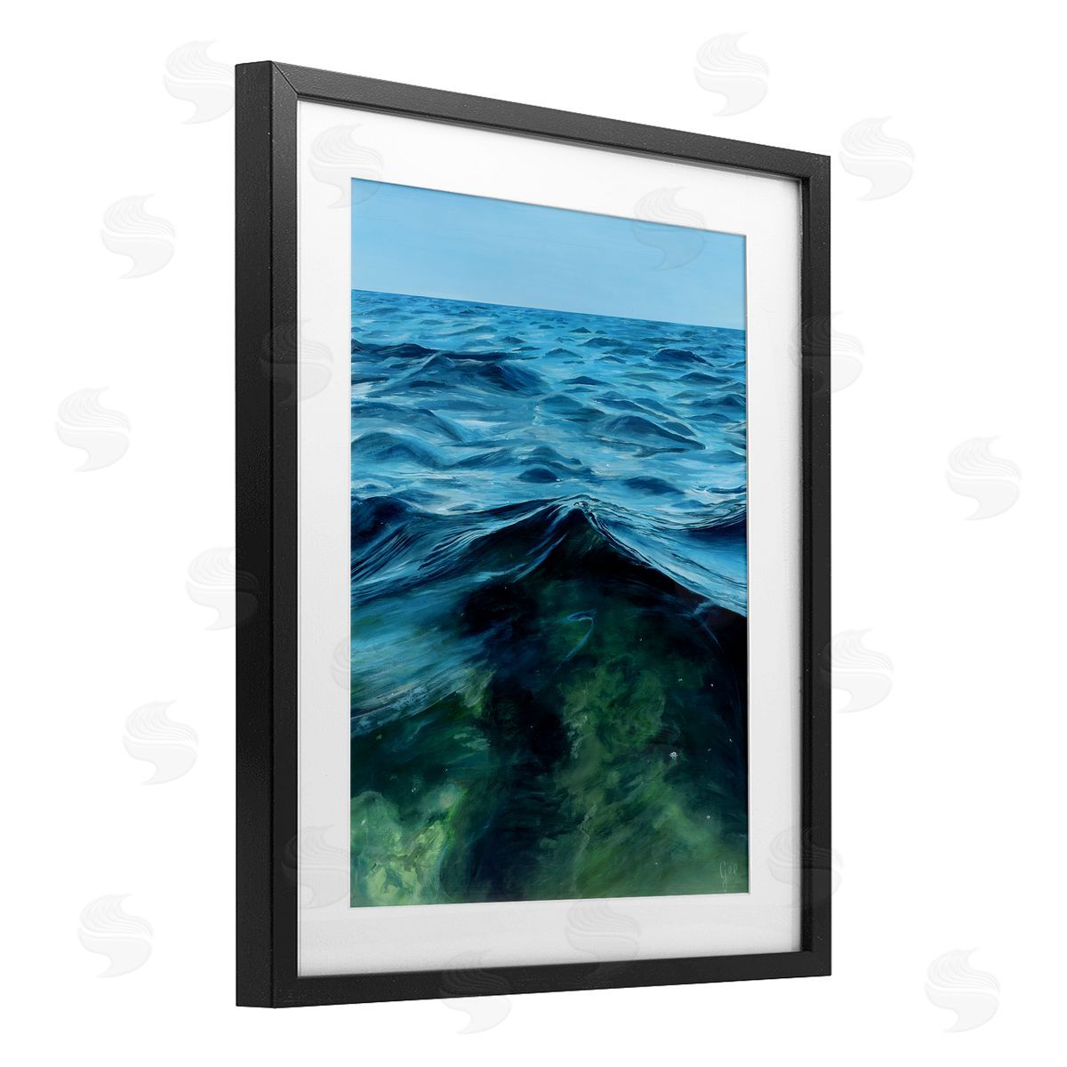 Georgie Harrison Moment Of Peace Sea Waves Canvas Wall Art Print