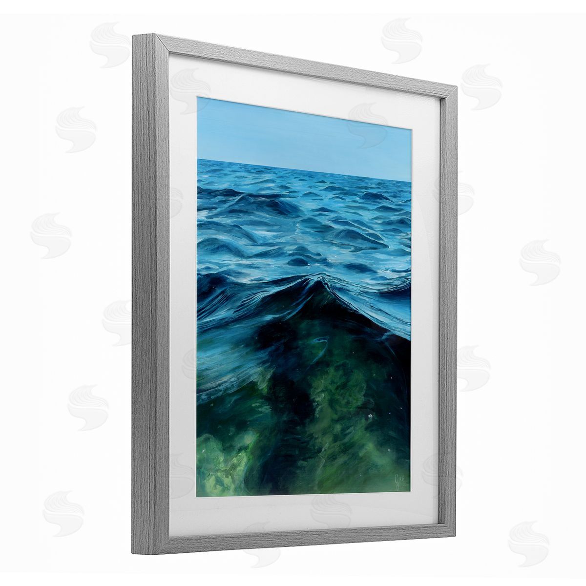 Georgie Harrison Moment Of Peace Sea Waves Canvas Wall Art Print