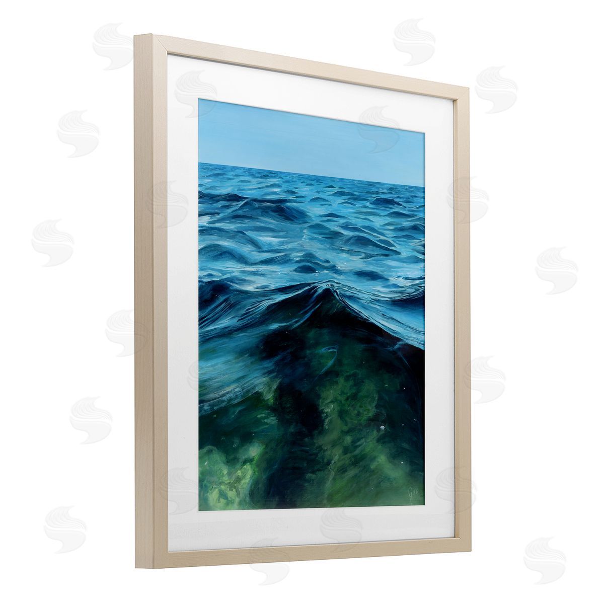 Georgie Harrison Moment Of Peace Sea Waves Canvas Wall Art Print