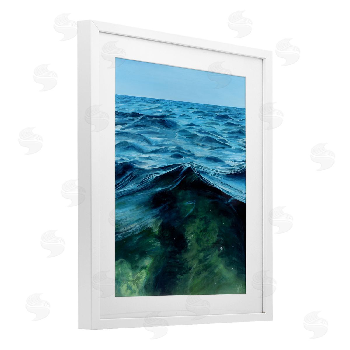 Georgie Harrison Moment Of Peace Sea Waves Canvas Wall Art Print