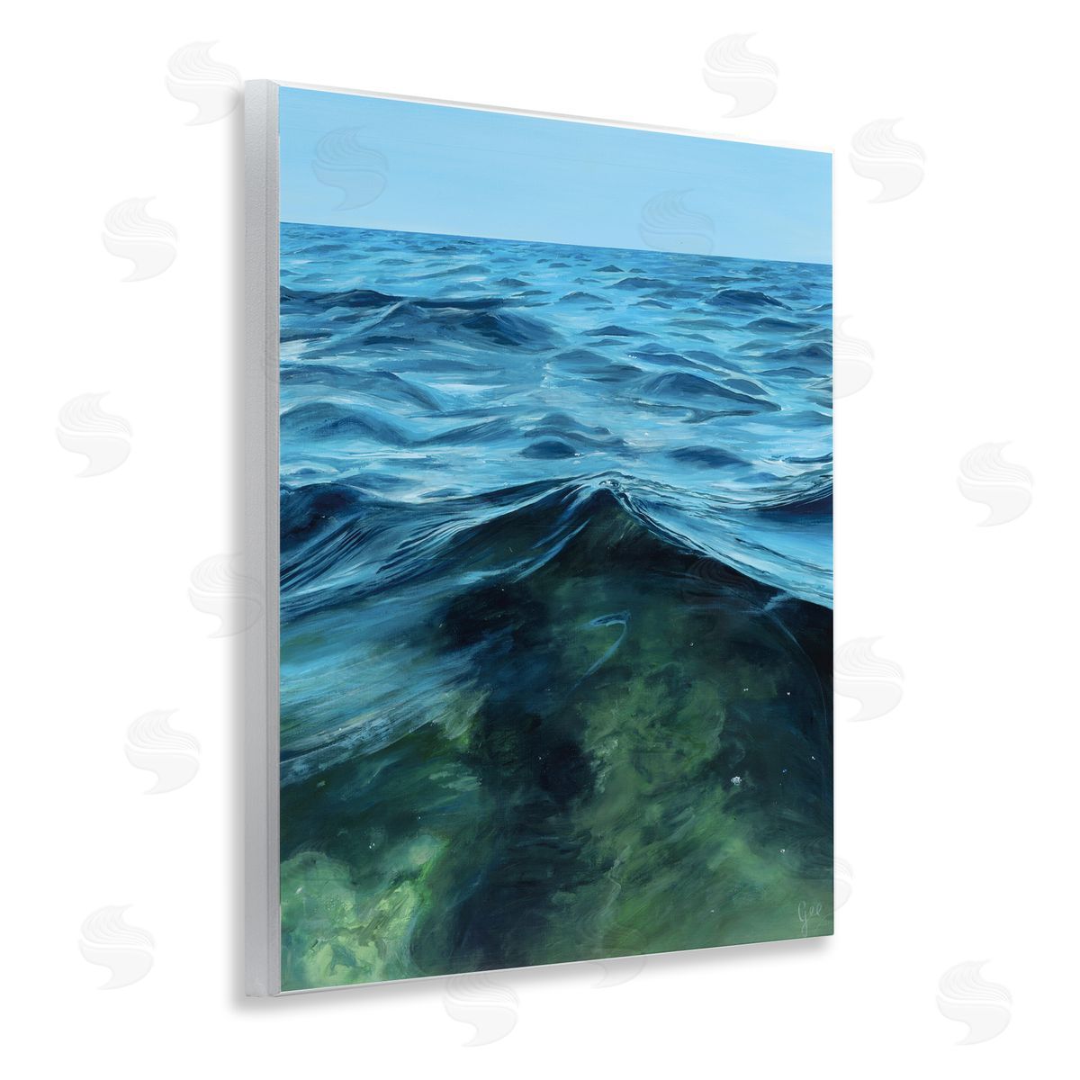 Georgie Harrison Moment Of Peace Sea Waves Canvas Wall Art Print