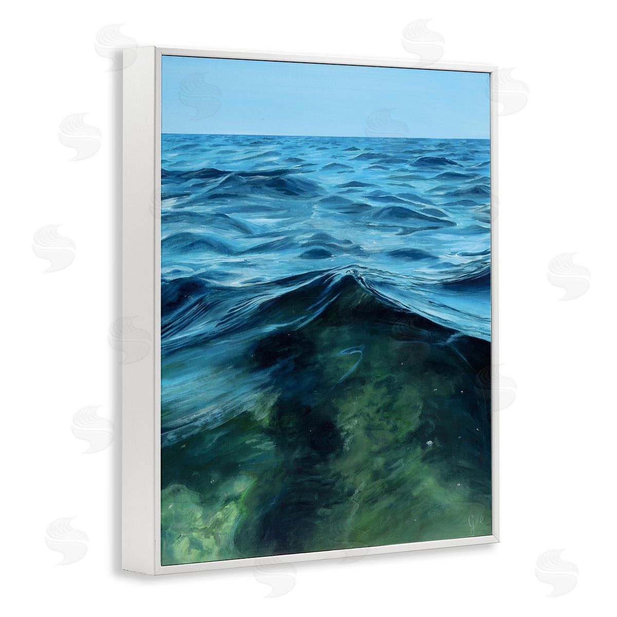 Georgie Harrison Moment Of Peace Sea Waves Canvas Wall Art Print