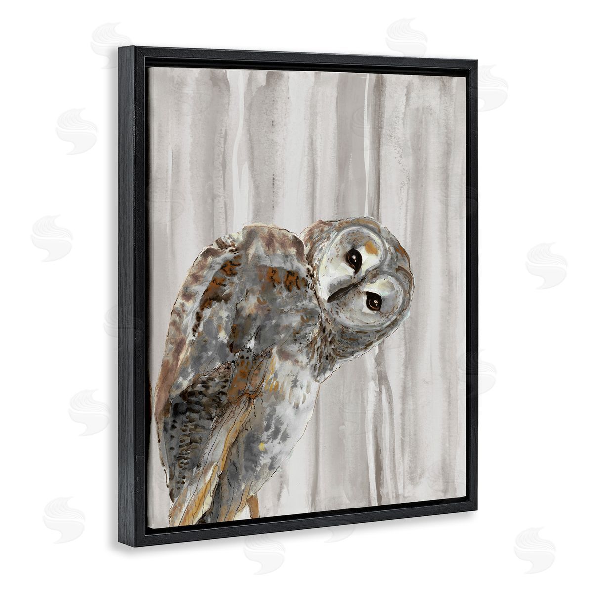 Patti Mann Peeking Owl's Gaze Canvas Wall Art Print