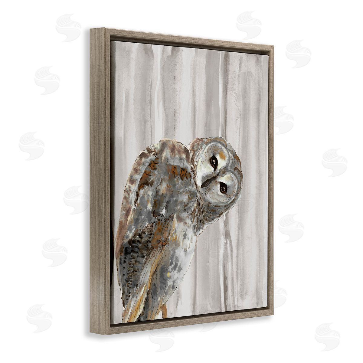 Patti Mann Peeking Owl's Gaze Canvas Wall Art Print