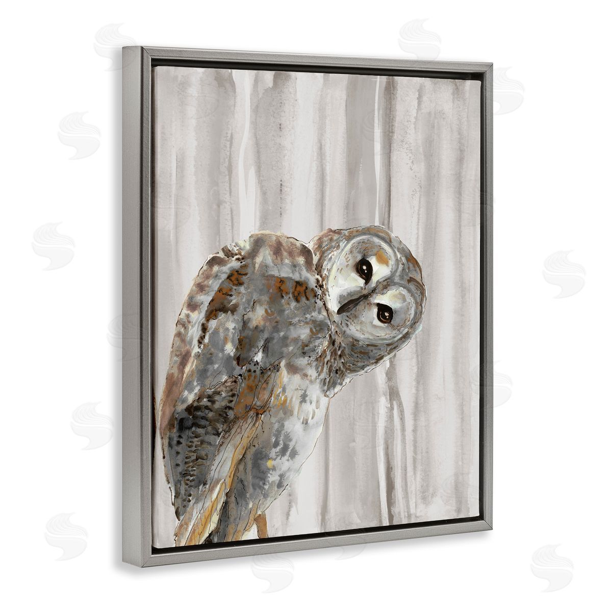 Patti Mann Peeking Owl's Gaze Canvas Wall Art Print