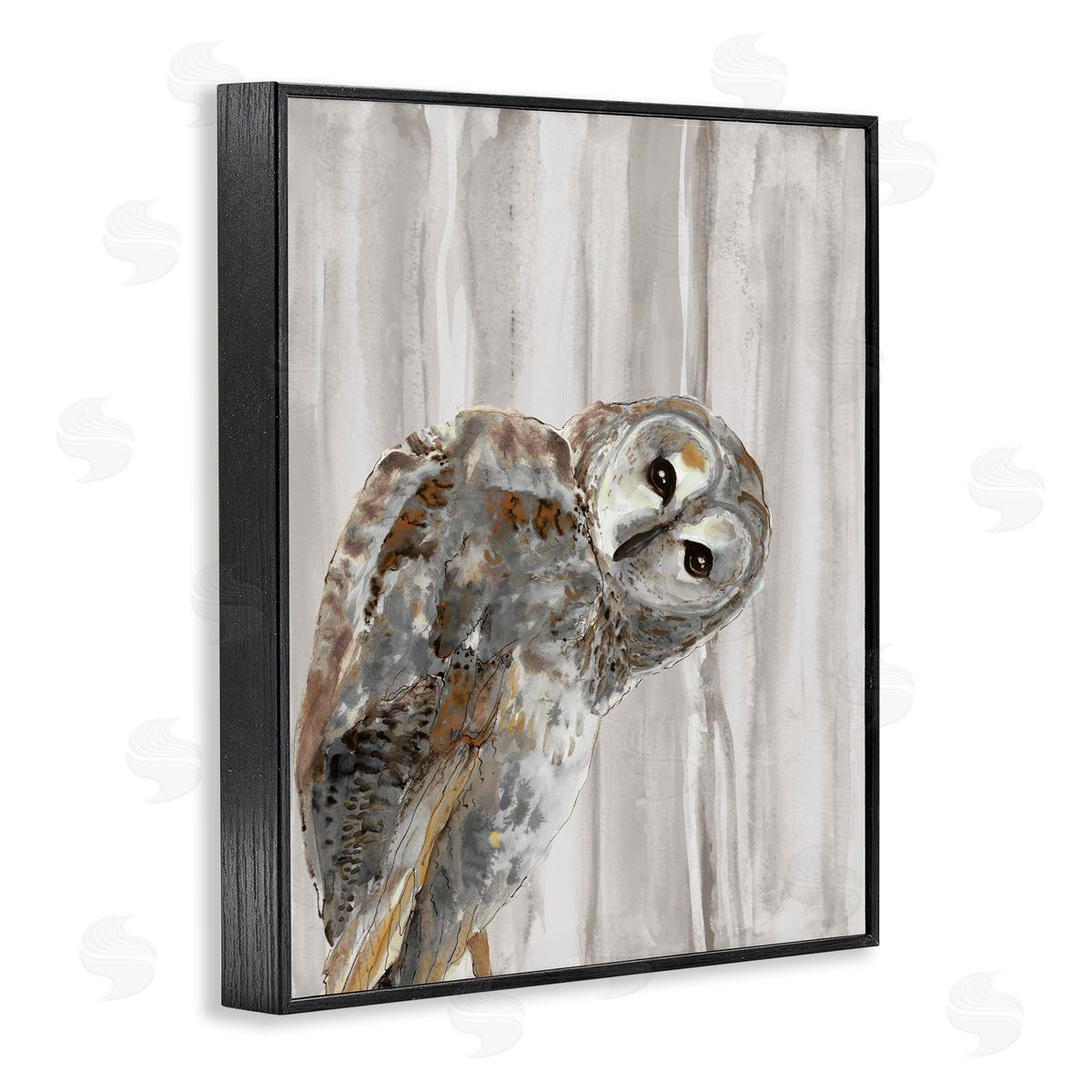 Patti Mann Peeking Owl's Gaze Canvas Wall Art Print