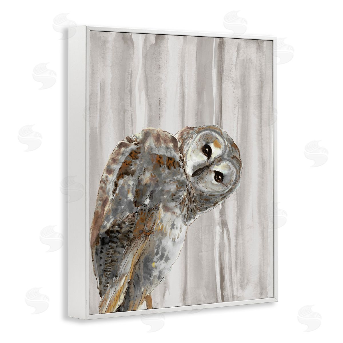 Patti Mann Peeking Owl's Gaze Canvas Wall Art Print