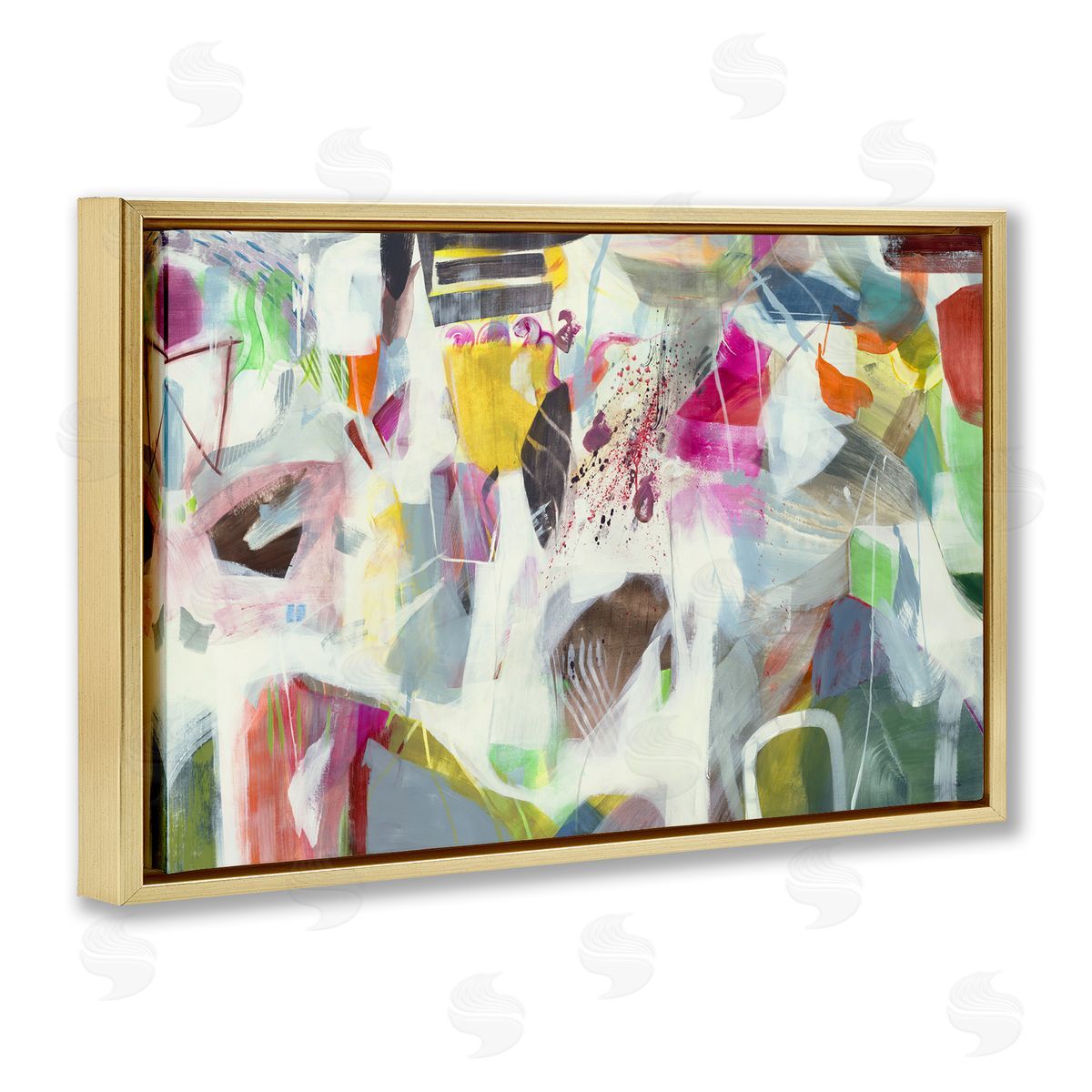 Jill Martin Eclectic Whimsy Abstraction Canvas Wall Art Print