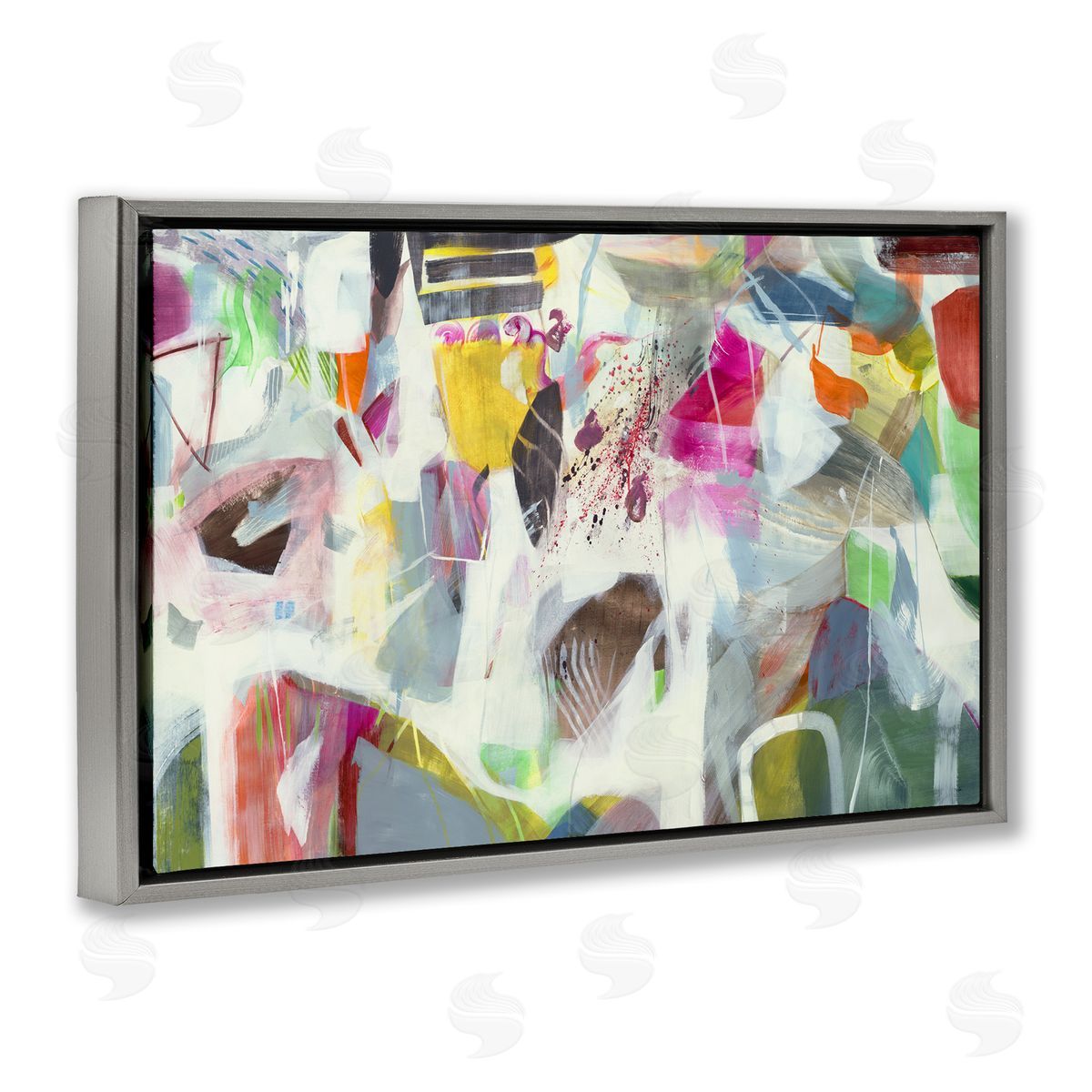 Jill Martin Eclectic Whimsy Abstraction Canvas Wall Art Print