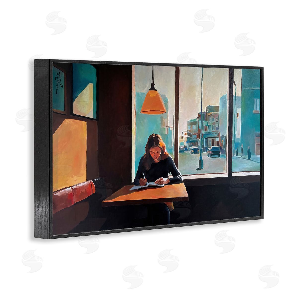 Keith Thomson Writing Is Fun Window View Canvas Wall Art Print