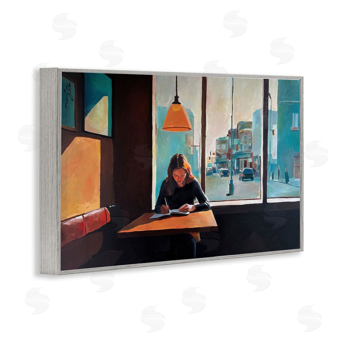 Keith Thomson Writing Is Fun Window View Canvas Wall Art Print