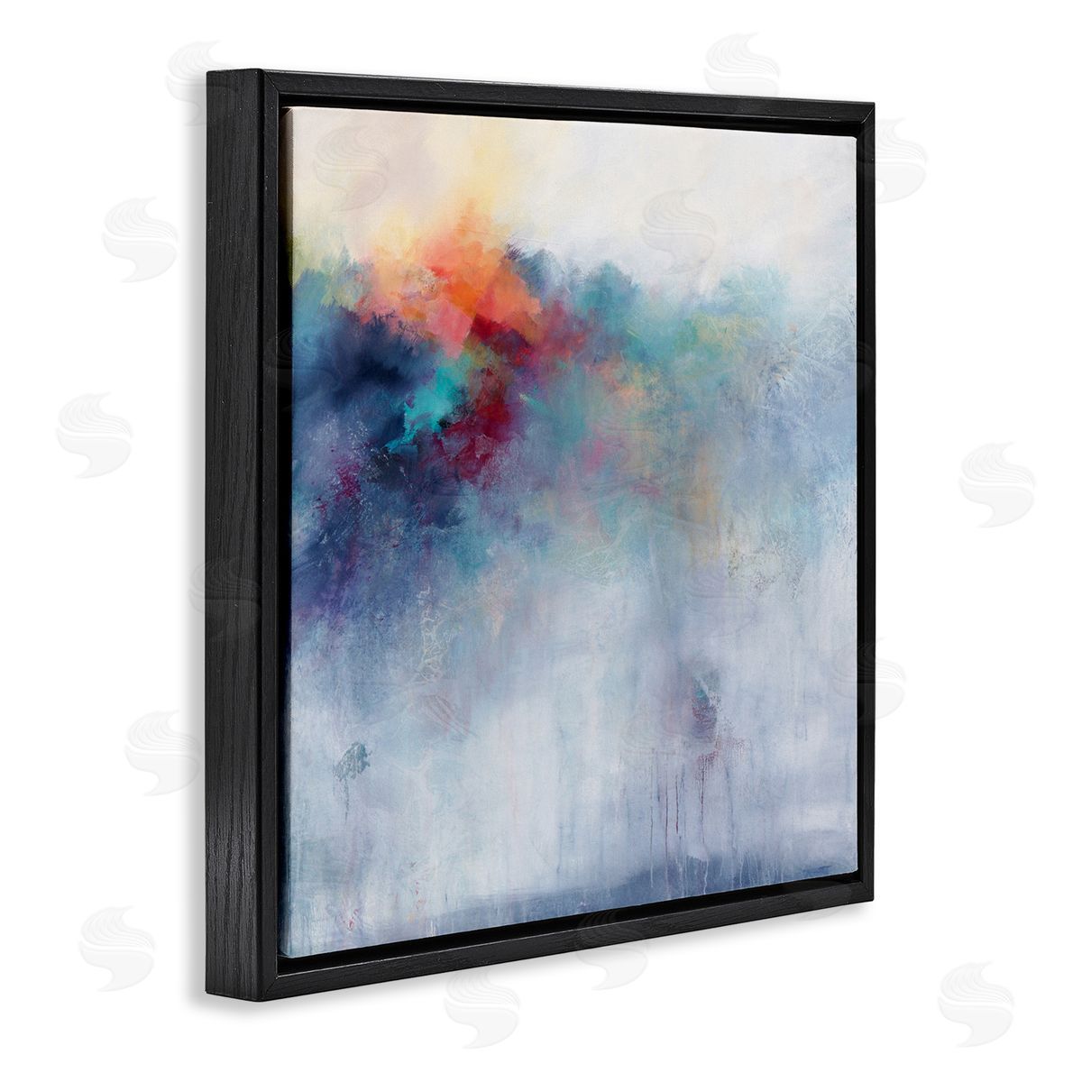 Karen Hale Colorful Cascade Abstract Canvas Wall Art Print
