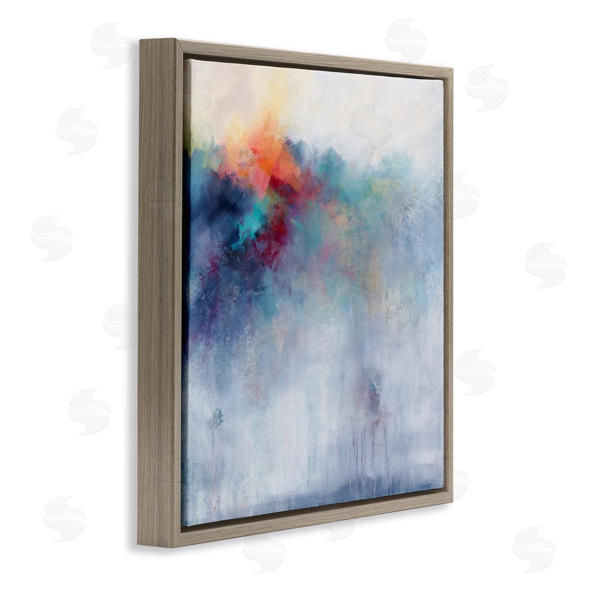 Karen Hale Colorful Cascade Abstract Canvas Wall Art Print