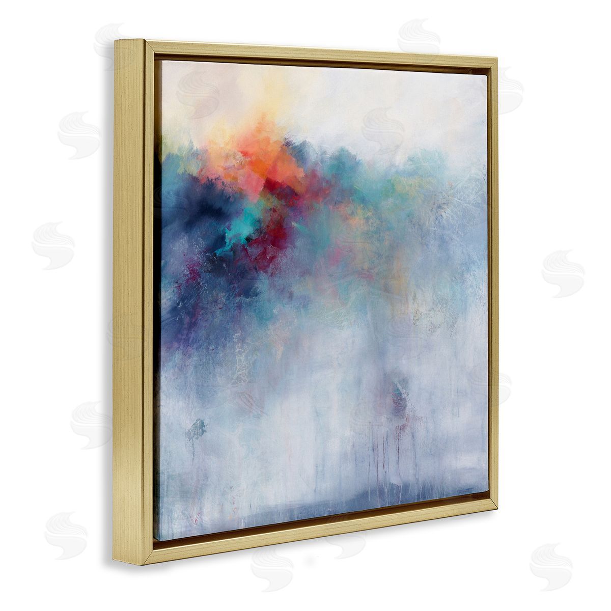 Karen Hale Colorful Cascade Abstract Canvas Wall Art Print