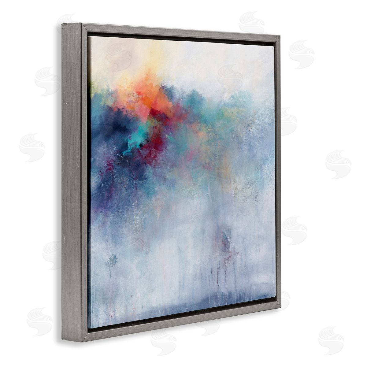 Karen Hale Colorful Cascade Abstract Canvas Wall Art Print