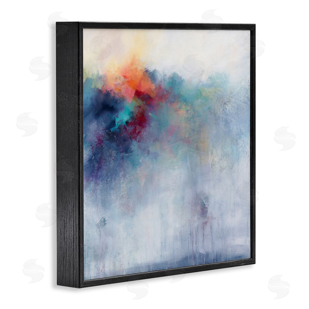 Karen Hale Colorful Cascade Abstract Canvas Wall Art Print